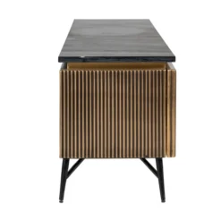 Tv-meubel Messing En Marmer 19 Tv-meubel Messing En Marmer -BEPUREHOME Winkel richmond interiors ironville tv meubel messing en marmer 02