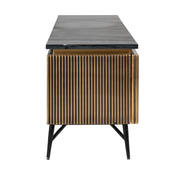 Tv-meubel Messing En Marmer 11 Tv-meubel Messing En Marmer - Afbeelding 9