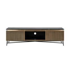 Tv-meubel Messing En Marmer 12 Tv-meubel Messing En Marmer -BEPUREHOME Winkel richmond interiors ironville tv meubel messing en marmer 03