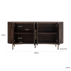 Ovaal Dressoir -BEPUREHOME Winkel richmond interiors luxor ovaal dressoir 05