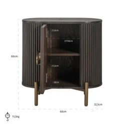 Ovaal Nachtkastje 14 Ovaal Nachtkastje -BEPUREHOME Winkel richmond interiors luxor ovaal nachtkastje 05