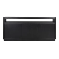 Dressoir Zwart Eiken -BEPUREHOME Winkel richmond interiors oakura dressoir zwart eiken 03