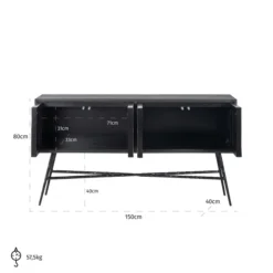 Dressoir Marmer -BEPUREHOME Winkel richmond interiors rostelli dressoir marmer 05