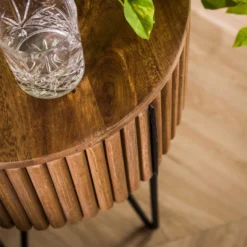 Rond Nachtkastje Mangohout -BEPUREHOME Winkel rond nachtkastje mangohout tweak giani 04