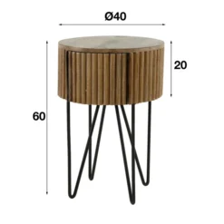 Rond Nachtkastje Mangohout -BEPUREHOME Winkel rond nachtkastje mangohout tweak giani 06