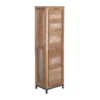 Smalle Wandkast Teak -BEPUREHOME Winkel smalle wandkast teak tower living venetie 01