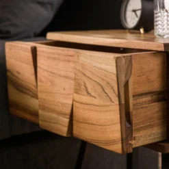 Speels Acaciahouten Nachtkastje -BEPUREHOME Winkel speels acaciahouten nachtkastje demn giani 03