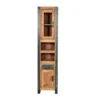 Smalle Vitrinekast Van Sheesham Hout -BEPUREHOME Winkel staande kast lavis havel 01 800x800 1