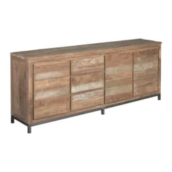 Teak Dressoir Met Wit -BEPUREHOME Winkel teak dressoir met wit tower living venetie 01
