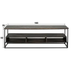 Teakhouten Tv-meubel Versailles -BEPUREHOME Winkel teakhouten tv meubel versailles teca vine giani 05