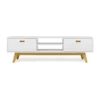 Tv-meubel Mat Wit Met Eiken 2 Tv-meubel Mat Wit Met Eiken -BEPUREHOME Winkel tenzo bess eiken tv meubel 09
