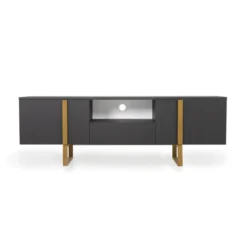 Modern Tv-meubel Met Eiken -BEPUREHOME Winkel tenzo birka modern tv meubel antraciet met eiken 01 1