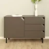 Klein Dressoir -BEPUREHOME Winkel tenzo corner klein dressoir taupe 05 1