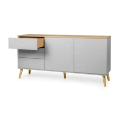 Scandinavisch Dressoir Met Eiken -BEPUREHOME Winkel tenzo dot eikenhouten dressoir 04