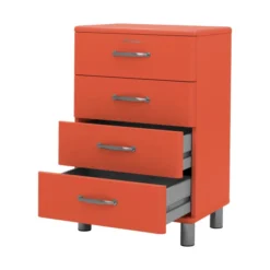 Halfhoge Ladekast -BEPUREHOME Winkel tenzo malibu halfhoge ladekast rood 03 2