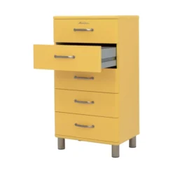 Hoge Ladekast 10 Hoge Ladekast -BEPUREHOME Winkel tenzo malibu hoge ladekast geel 02 1