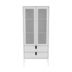 Moderne Vitrinekast Mat -BEPUREHOME Winkel tenzo uno hoge vitrinekast 07