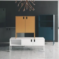 Smal Dressoir Modern Design -BEPUREHOME Winkel tenzo uno lage houten wandkast 03