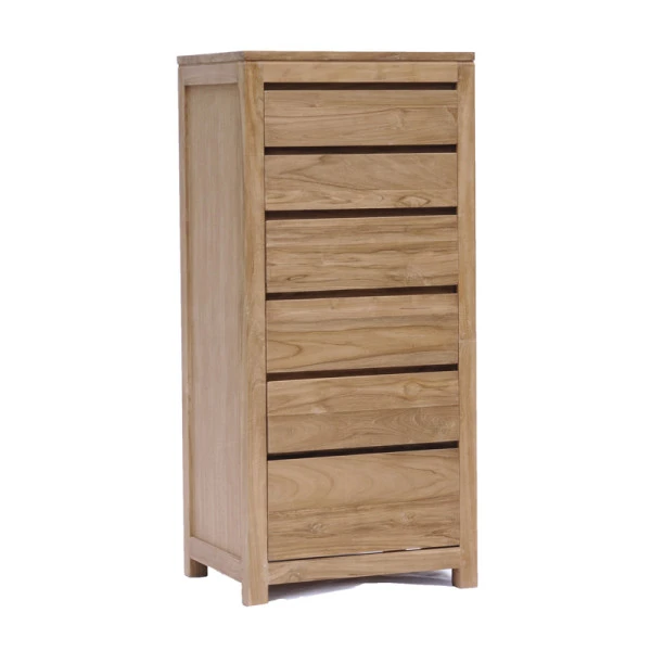 Ladekast Teakhout Met 6 Lades 4 Ladekast Teakhout Met 6 Lades - Afbeelding 2