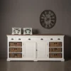 Landelijk Dressoir Met Manden 195 Cm -BEPUREHOME Winkel tower living napoli landelijke dressoir met manden 195cm 01