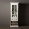 Smalle Vitrinekast Met Manden Landelijk 1 Smalle Vitrinekast Met Manden Landelijk -BEPUREHOME Winkel tower living napoli smale vitrinekast met manden 01
