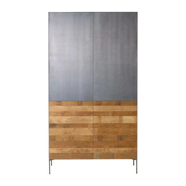 Design Kast Teak En Metaal 5 Design Kast Teak En Metaal - Afbeelding 3