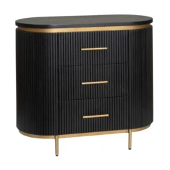 Ladenkast Ovaal Met Messing