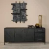 Vissengraat Houten Dressoir -BEPUREHOME Winkel tower living ziano vissengraat houten dressoir 02