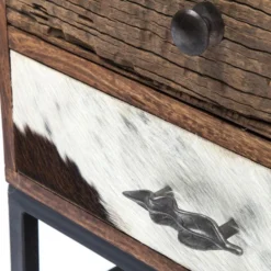 Tv-meubel Sheesham En Koehuid -BEPUREHOME Winkel tv meubel rodeo kare design 06 800x800 1