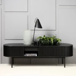 TV-meubel Zwart 8 TV-meubel Zwart -BEPUREHOME Winkel tv meubel zwart bodio togo 05