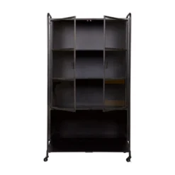 BePureHome Vitrinekast Op Wielen -BEPUREHOME Winkel vitrinekast op wielen bepure steel 04