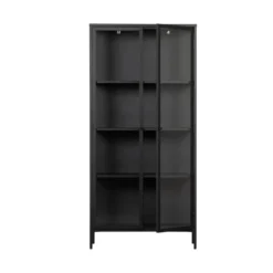 VTwonen Zwarte Vitrinekast Van Ijzer -BEPUREHOME Winkel vtwonen precious zwarte vitrinekast van ijzer 01