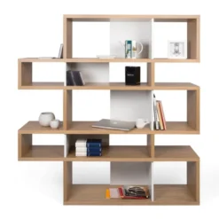 Design Boekenkast Eiken 160 Cm -BEPUREHOME Winkel wandkast eiken tundo amavel 160 07 800x800 1