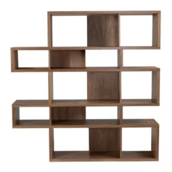 Design Boekenkast Walnoot 160 Cm 8 Design Boekenkast Walnoot 160 Cm -BEPUREHOME Winkel wandkast noten tundo amavel 160 101 800x800 1