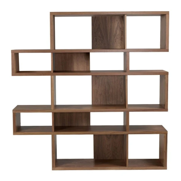 Design Boekenkast Walnoot 160 Cm 5 Design Boekenkast Walnoot 160 Cm - Afbeelding 3