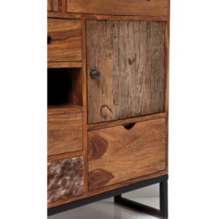 Kast Sheesham Hout Koeienhuid 11 Kast Sheesham Hout Koeienhuid -BEPUREHOME Winkel wandkast rodeo kare design 05 800x800 1