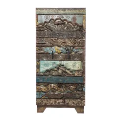 Indiase Kast Houtsnijwerk