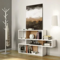 Witte Design Boekenkast 100 Cm -BEPUREHOME Winkel wandkast tundo amavel wit 100 03dfdsaf 800x800 1