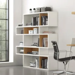 Design Boekenkast Wit 160 Cm -BEPUREHOME Winkel witte kast tundo amavel 160 103 800x800 1