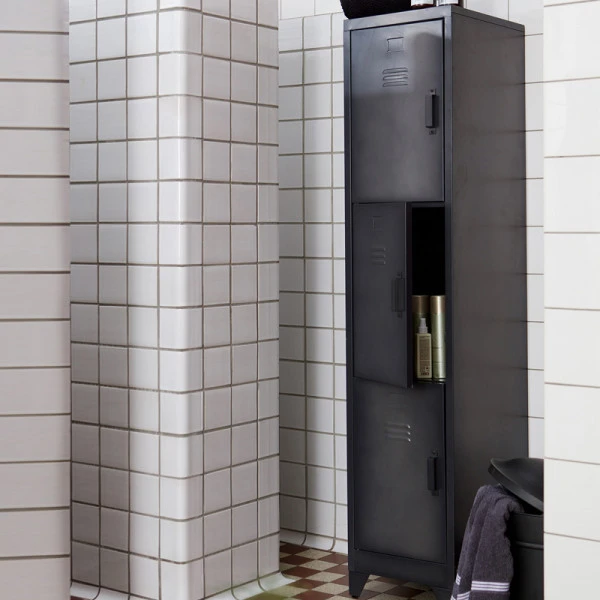 WOOOD Smalle Lockerkast 3-deurs 10 WOOOD Smalle Lockerkast 3-deurs - Afbeelding 8