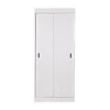WOOOD Witte Kast Met Schuifdeuren 2 WOOOD Witte Kast Met Schuifdeuren -BEPUREHOME Winkel woood row witte opbergkast in grenen 01