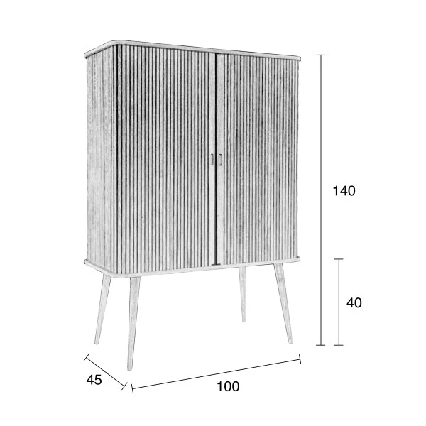 Zuiver Zwarte Design Wandkast 12 Zuiver Zwarte Design Wandkast - Afbeelding 10