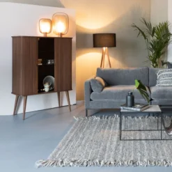 Zuiver Design Wandkast Walnoot -BEPUREHOME Winkel zuiver barbier walnut design wandkast walnoot 02