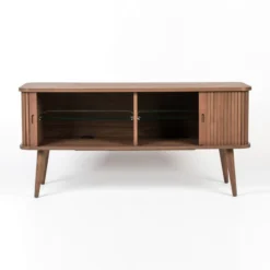 Zuiver Walnoot Tv-dressoir -BEPUREHOME Winkel zuiver barbier walnut walnoot tv dressoir 04