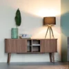 Zuiver Walnoot Tv-dressoir -BEPUREHOME Winkel zuiver barbier walnut walnoot tv dressoir 13