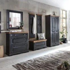 Landelijke Kast Zwart 10 Landelijke Kast Zwart -BEPUREHOME Winkel zwarte landelijke wandkast cottage lavis 01