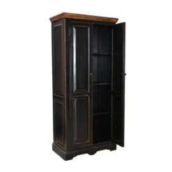 Landelijke Kast Zwart 9 Landelijke Kast Zwart -BEPUREHOME Winkel zwarte landelijke wandkast cottage lavis 04