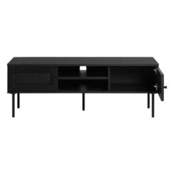 Zwarte Rotan Tv-meubel -BEPUREHOME Winkel zwarte rotan tv meubel bodio pose 04